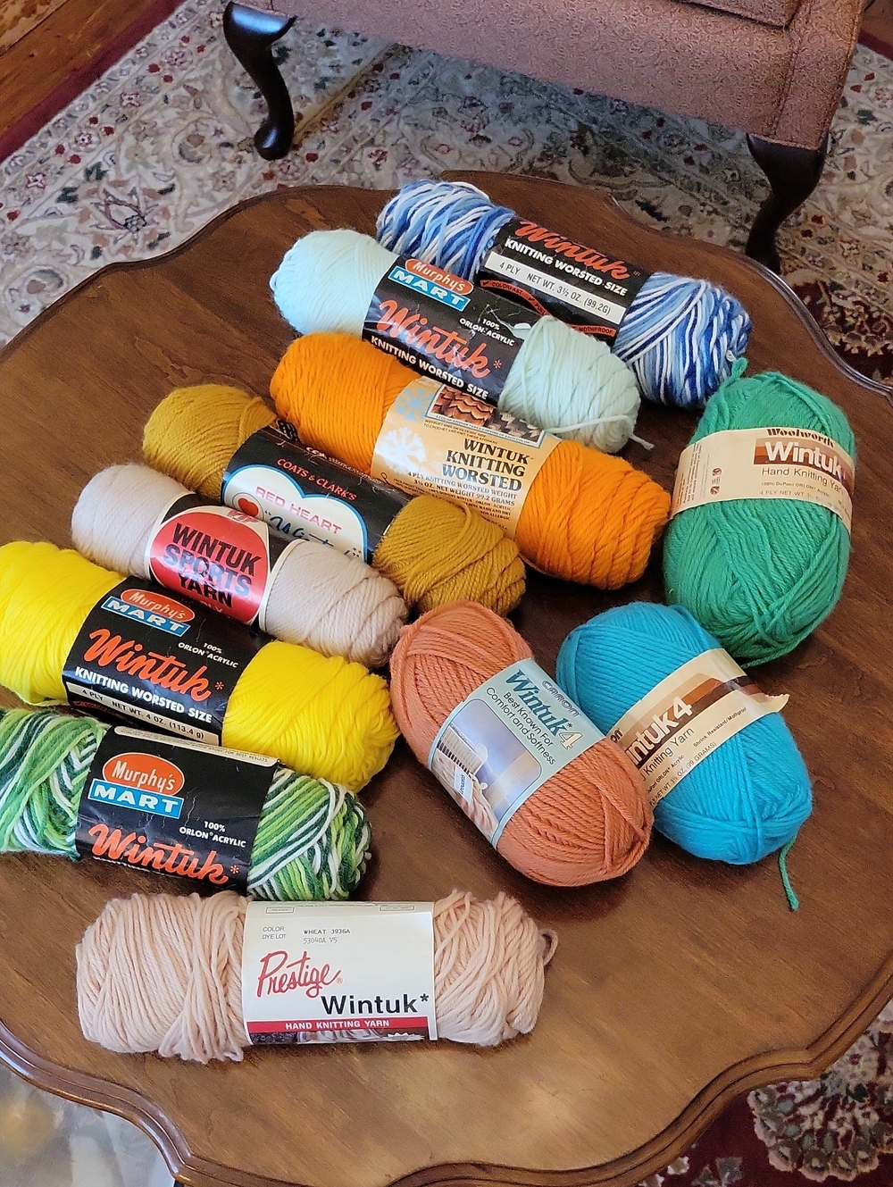 Vintage Yarn Lot